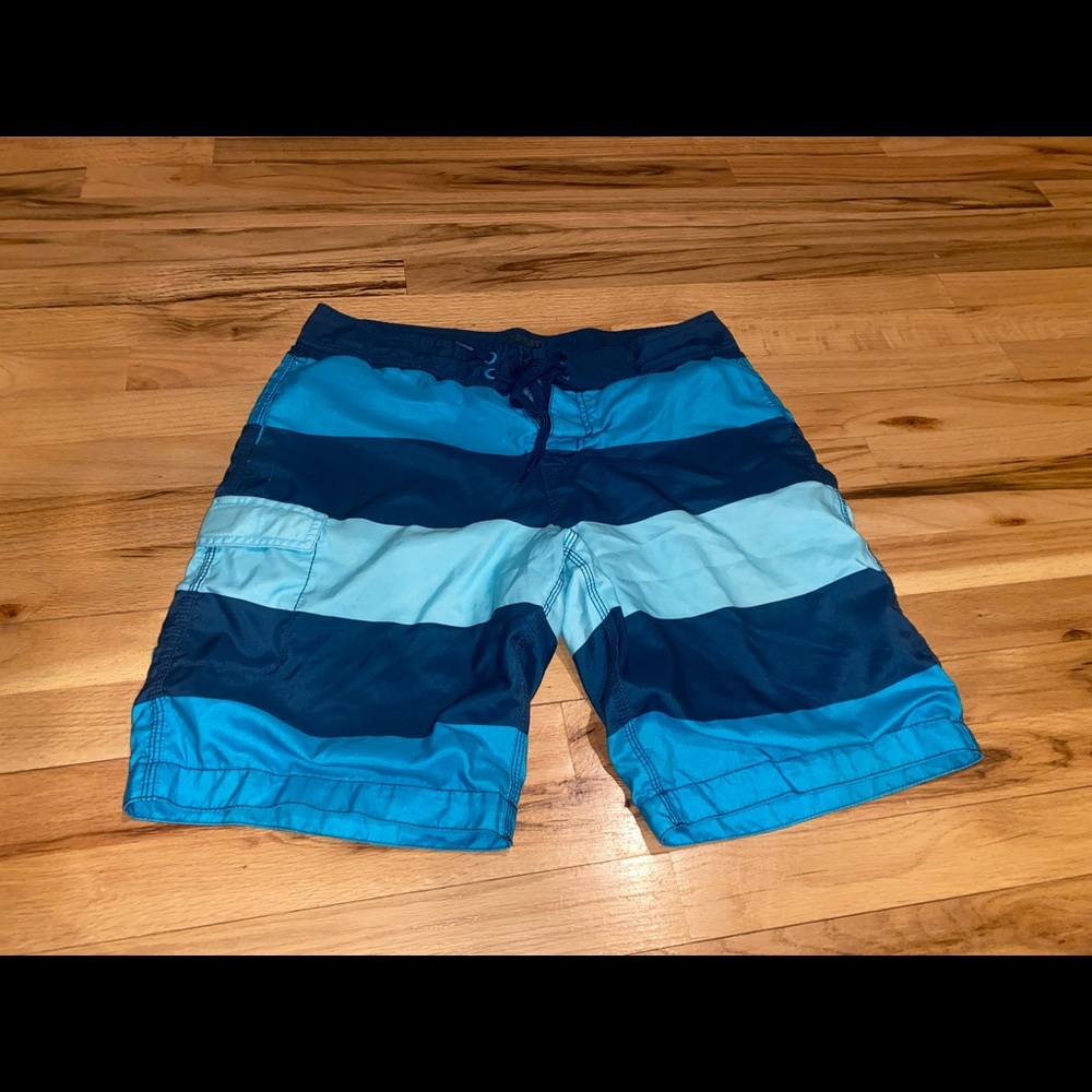Mens Stripped Swim shorts.